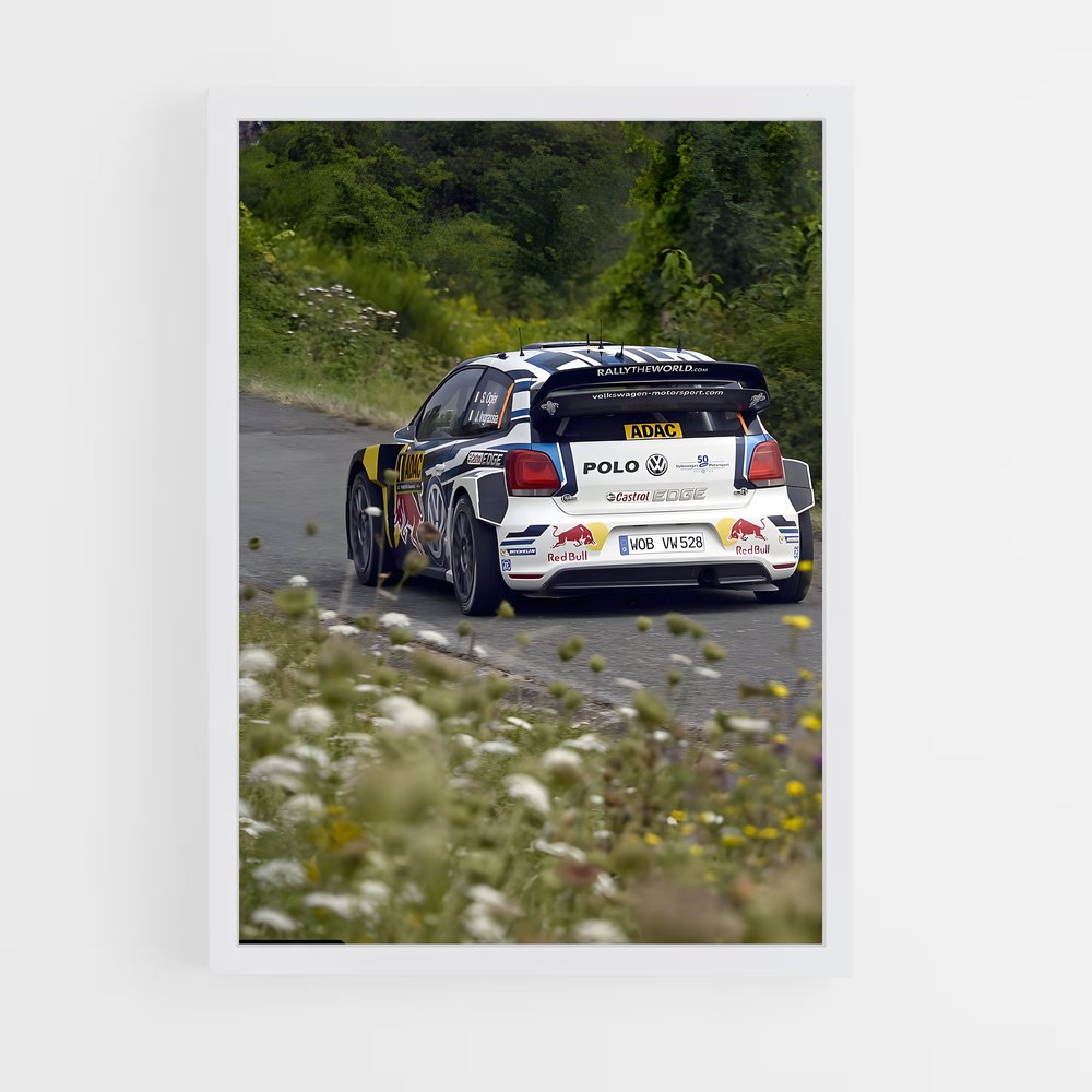 Poster Pétales de Vitesse – affiche Volkswagen (vue 3)